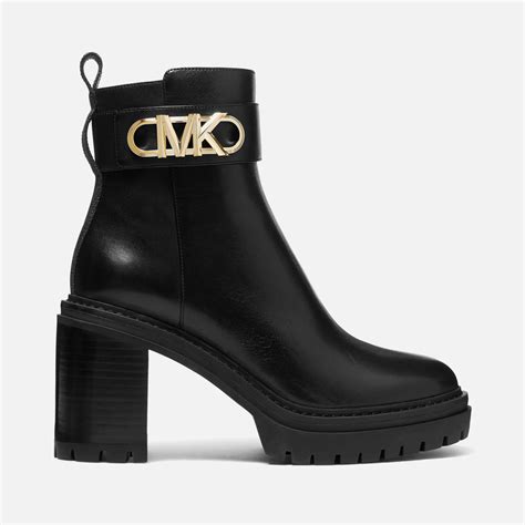 michael kors leather platform boots